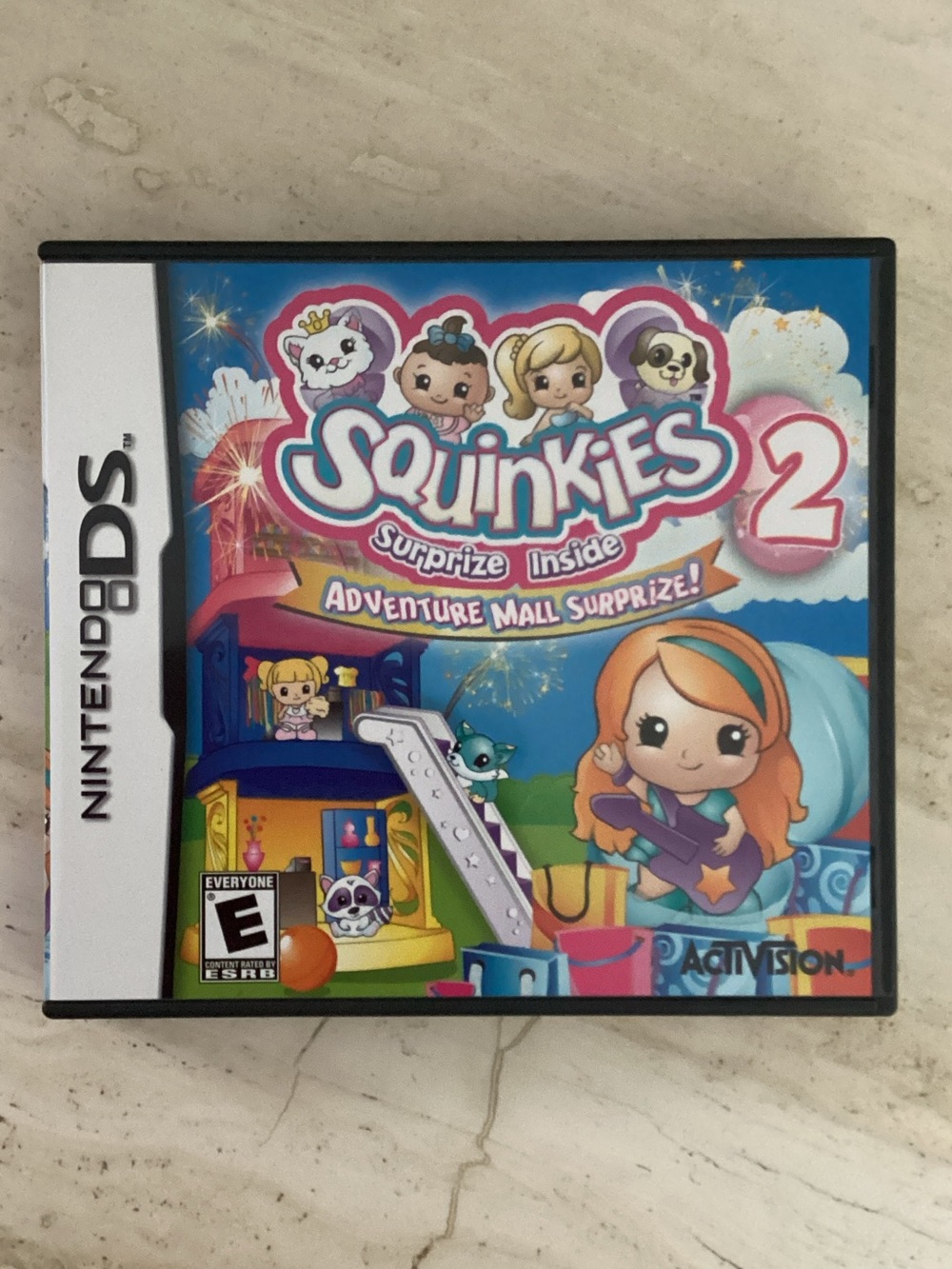 Squinkies 2 Adventure Mall Surprise Nintendo DS Game CIB Tested Working